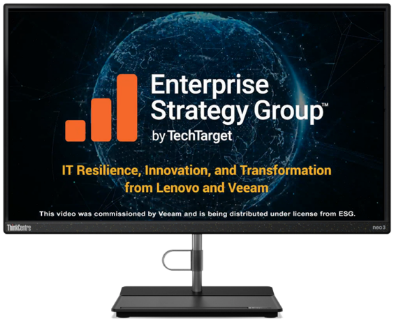 IT resilience, innovation, and transformation from Lenovo and Veeam